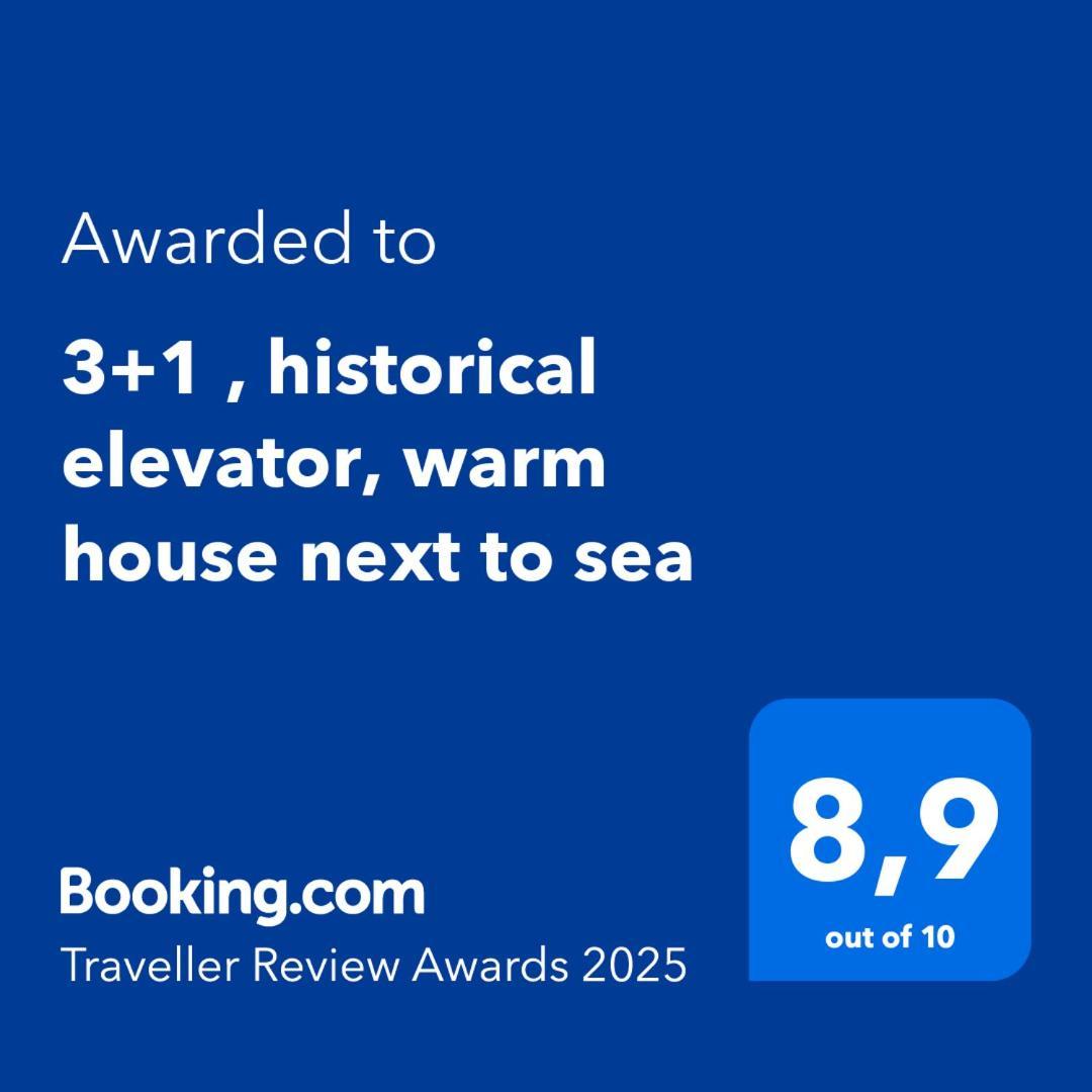 Апартаменты 3+1 , Historical Elevator, Warm House Next To Sea Измир Экстерьер фото